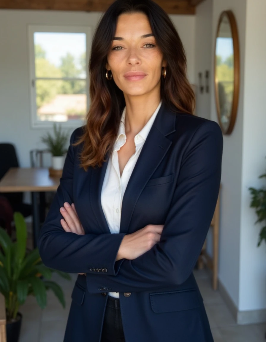 Navy Power Blazer