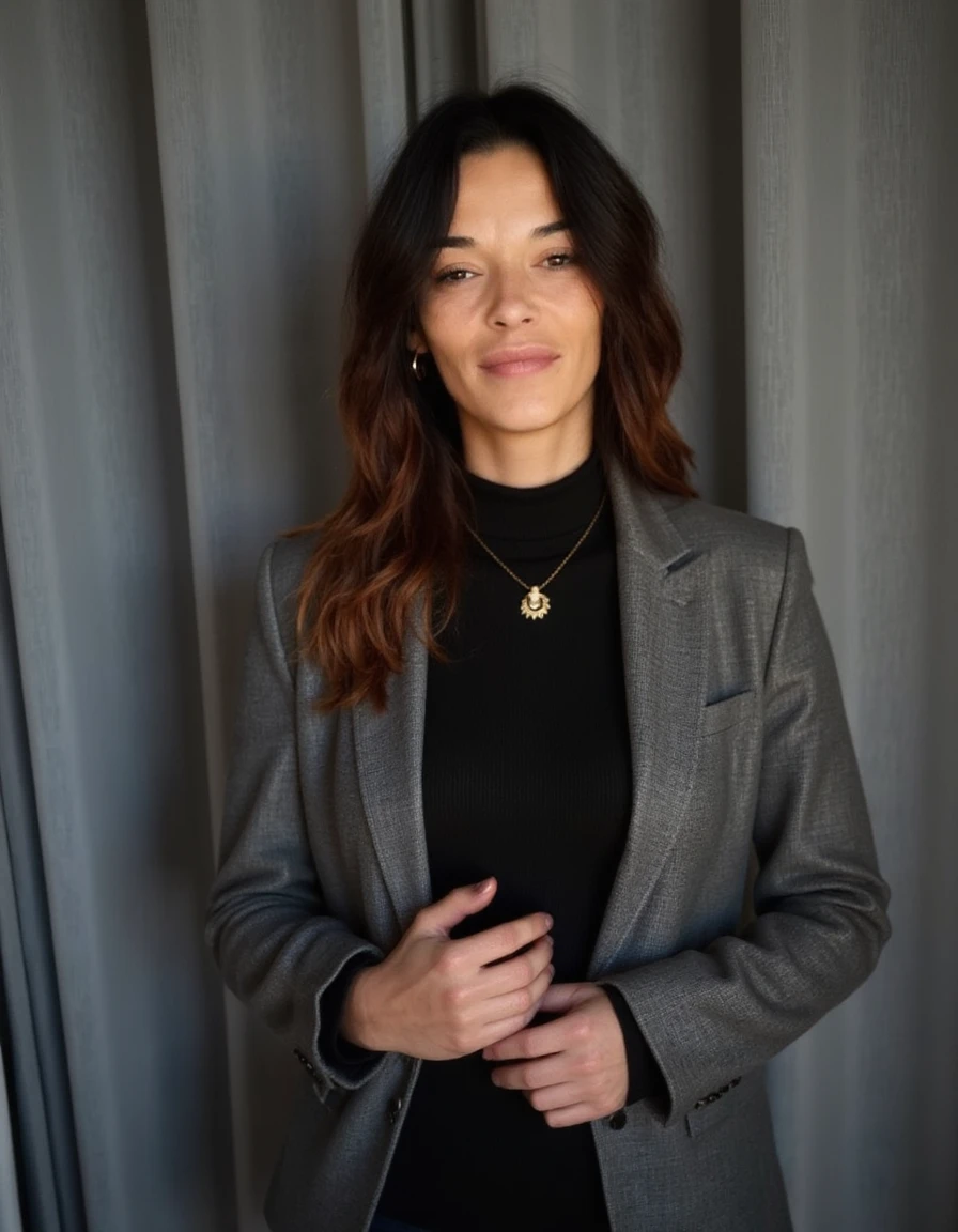 Turtleneck + Blazer